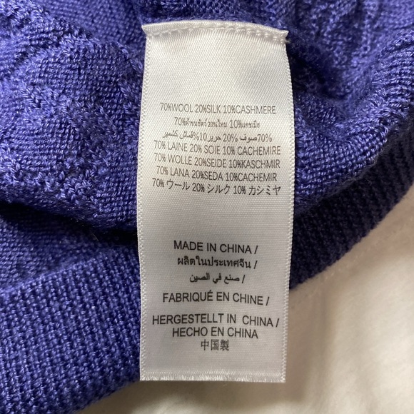 Lords of Harlech sweater blue men’s L like new - Picture 7 of 14